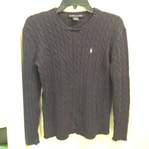 Ralph Lauren 100% cotton Cableknit sweater
